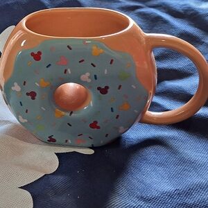 Disney store mickey mouse sprinkle doughnut mug